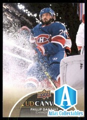 2021-22 UD Series 1 Canvas #C43 Phillip Danault - Montreal Canadiens